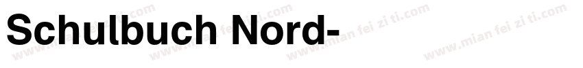 Schulbuch Nord字体转换